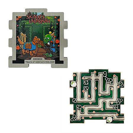 Signal's Labyrinth Geocoin Four- The Hedge
