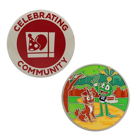 Celebrating Community Geocoin