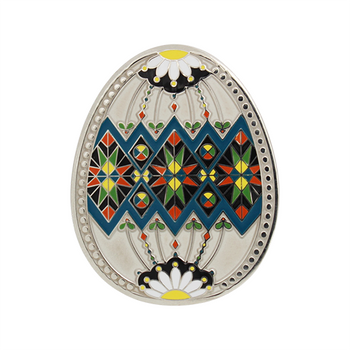 2023 Egg Geocoin - Polished Nickel