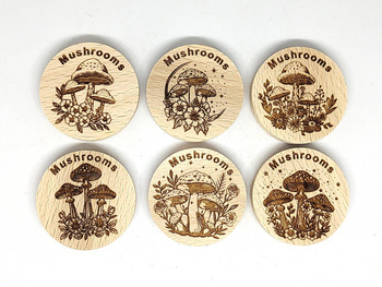 Mushrooms. 6 sztuk PWG