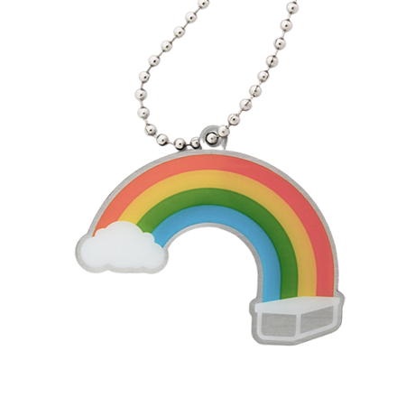 Cache at the End of the Rainbow Travel Tag